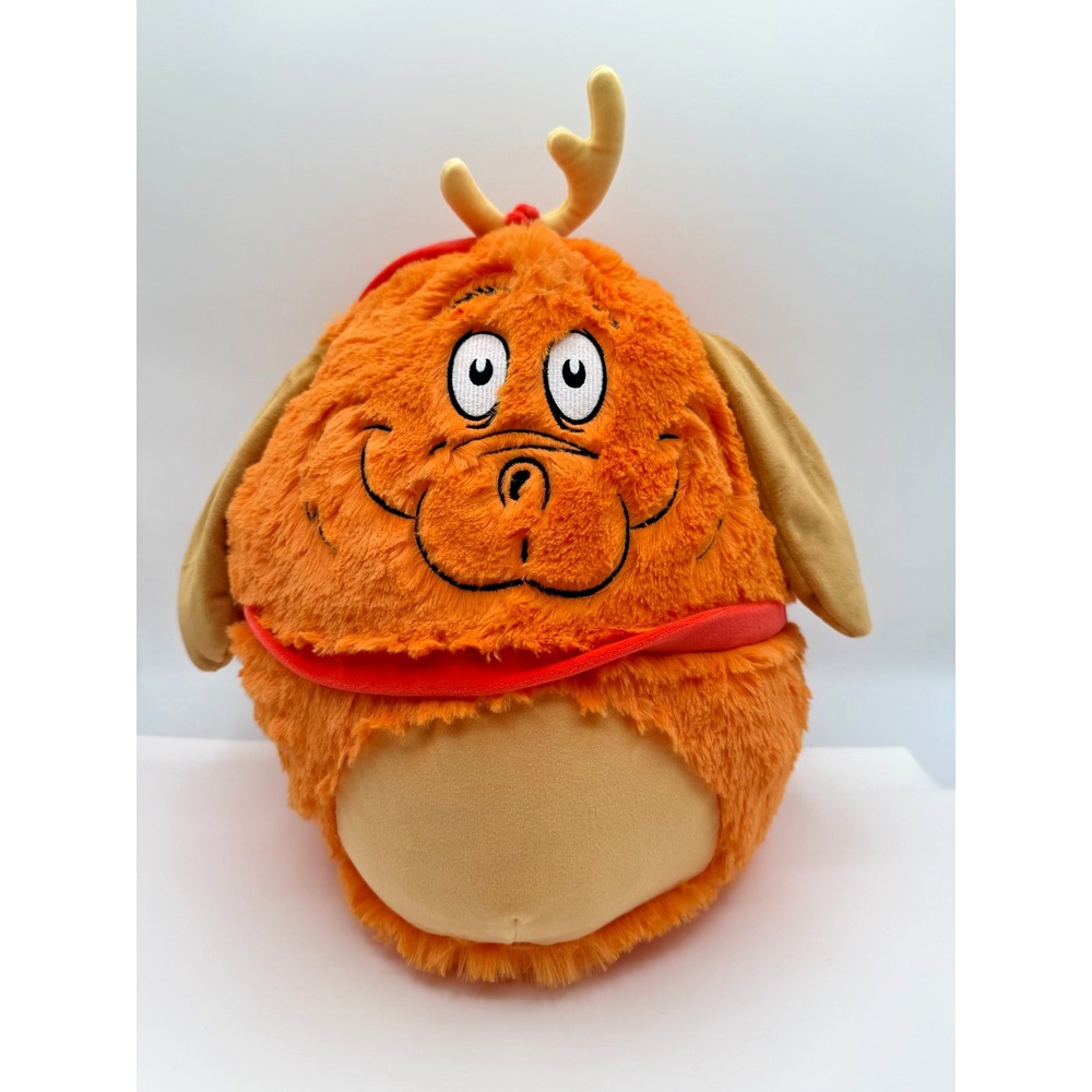 Squishmallows 12" Fuzz-A-Mallow Max the Dog from Grinch Fuzzy Plush Animal - NEW